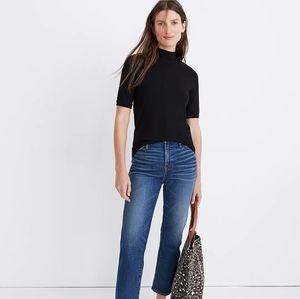 Madewell Drapey Mockneck Top
